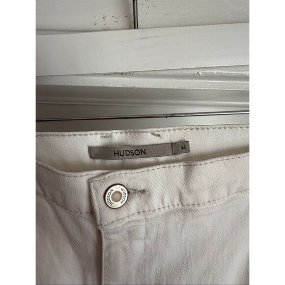 Hudson Jodie White Wide Leg Trouser Jeans sz 26 NWT - Picture 6 of 10